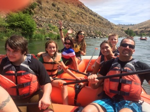 300 days of sunshine a year is the recipe for a great rafting experience on the Deschutes! 